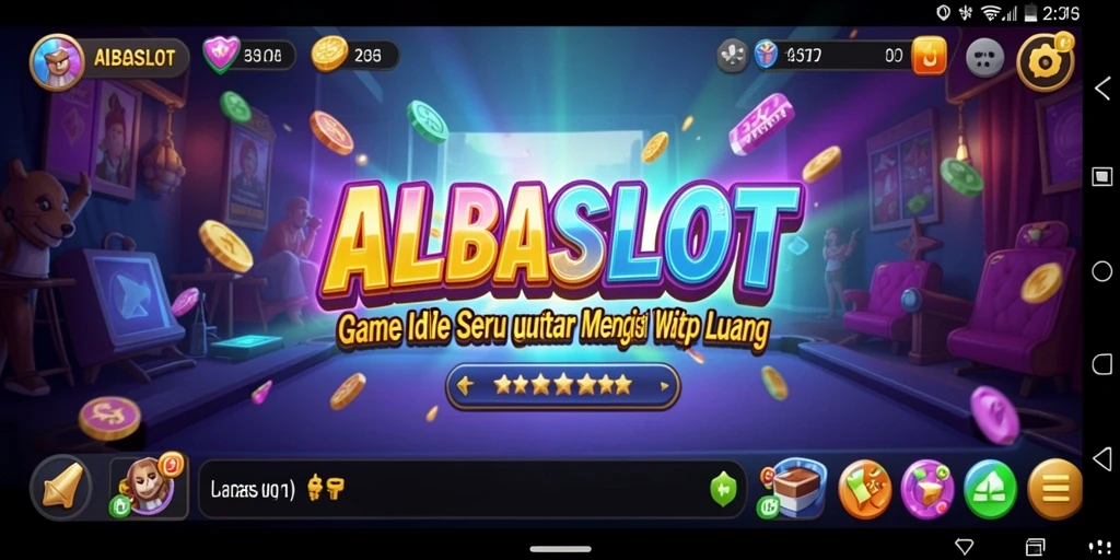 Tampilan gameplay menarik ALBASLOT yang mengasyikkan.