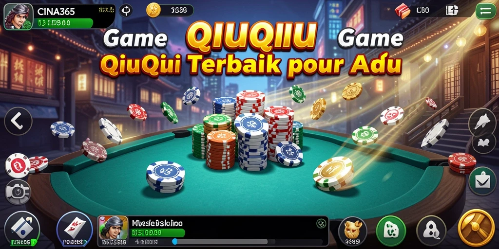 Tampilan gameplay QiuQiu yang mendebarkan dalam CINA365.