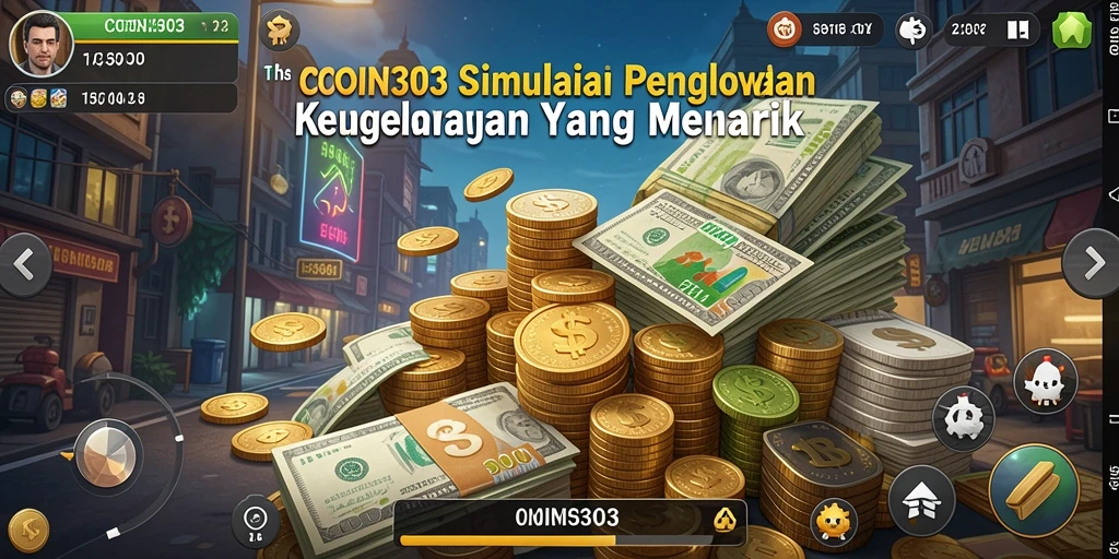 Tampilan gameplay COIN303 yang interaktif dan menarik.