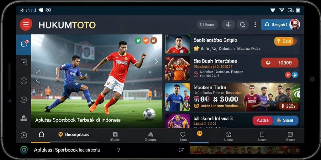 Screenshot HUKUMTOTO menampilkan pengalaman taruhan olahraga yang seru dan interaktif.