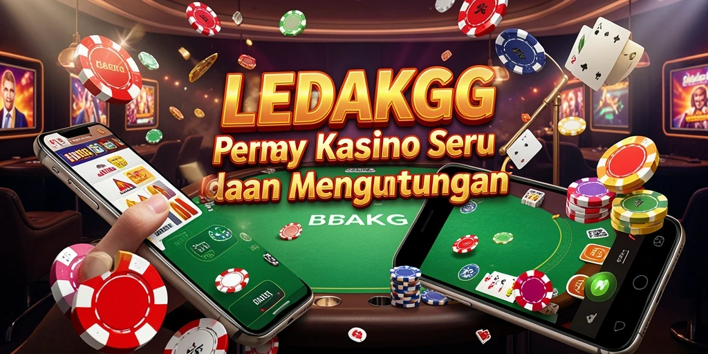 Tampilan gameplay LEDAKGG yang menarik dan penuh warna.