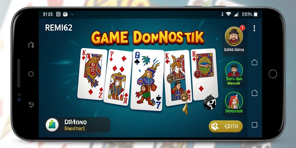 Tampilan gameplay Domino yang menarik dan interaktif.