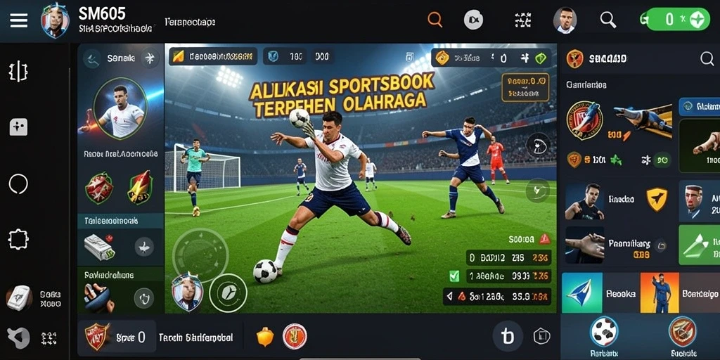 Gameplay Sportsbook menyenangkan dengan fitur taruhan langsung.