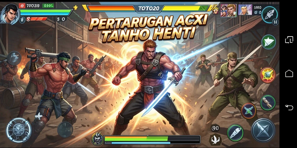 Tampilan seru permainan TOTO20 dengan aksi mendebarkan.