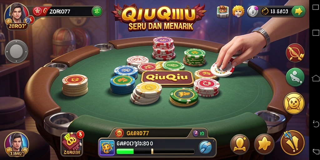 Gameplay QiuQiu yang seru dan menantang di ZORO77.